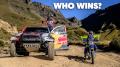 Dakar Rally auto VS Enduro: Kto bude rýchlejší na vrchole Sani Pass?